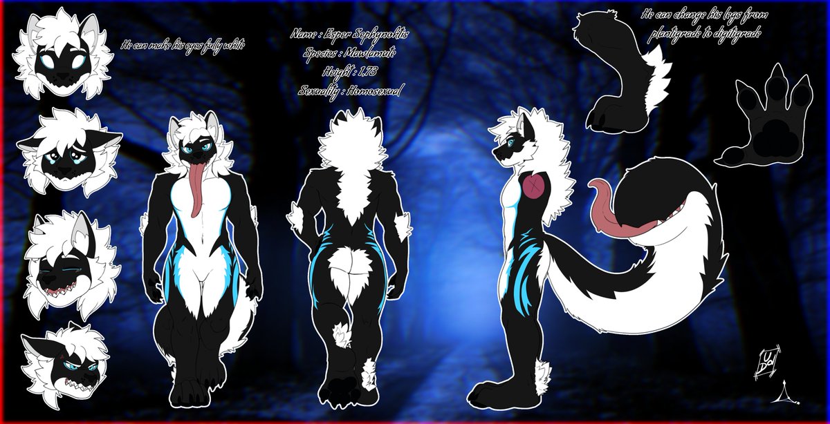 Its_Sephyn's tweet photo. Finally, the boy is here, my main fursona!

Ref made by : @Lazaxusthealien 

Mawlamute species by : @ItsTheRealGuusy 

NSFW on my secondary account~ https://t.co/pBOMNsyeGE