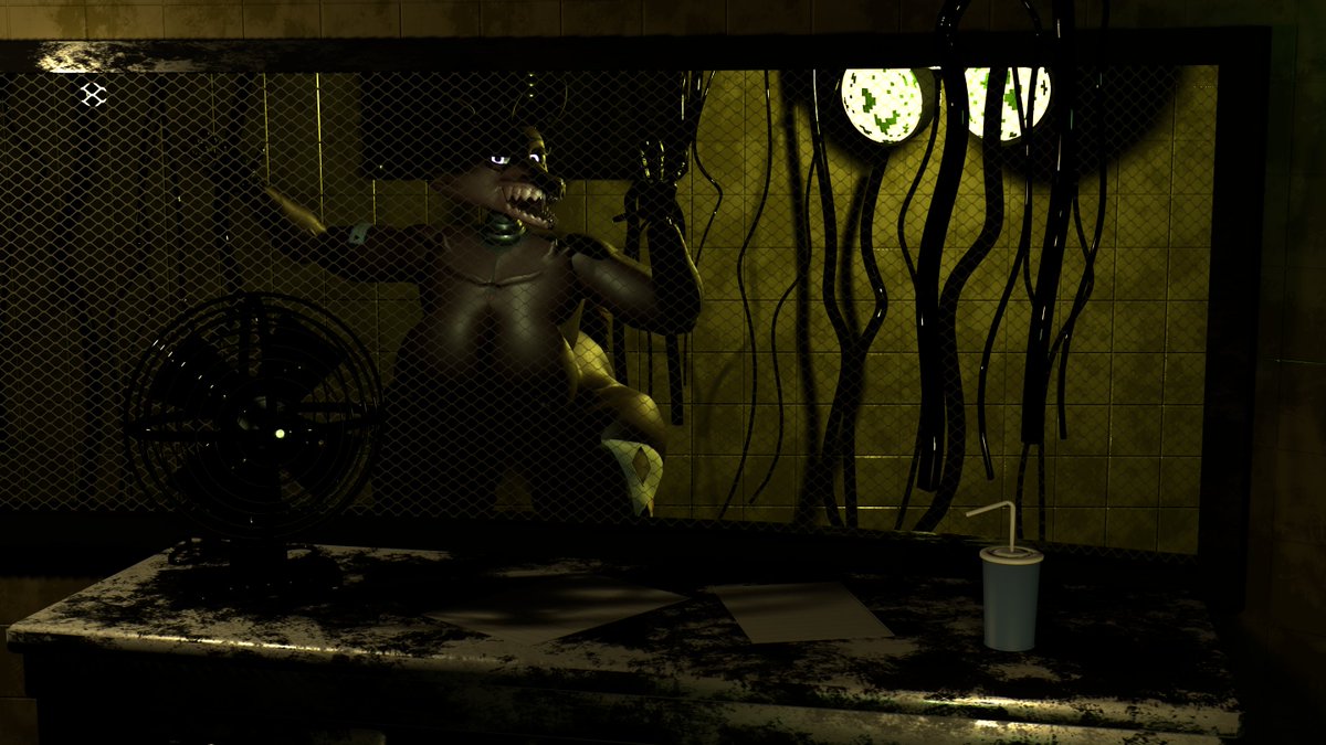 so my contribution to halloween is dubmares e foxy which he made quite some years back ill be getting into learning animating and all that soon to hopefuly i can do somthing beyond an occassional update showing a model i created.