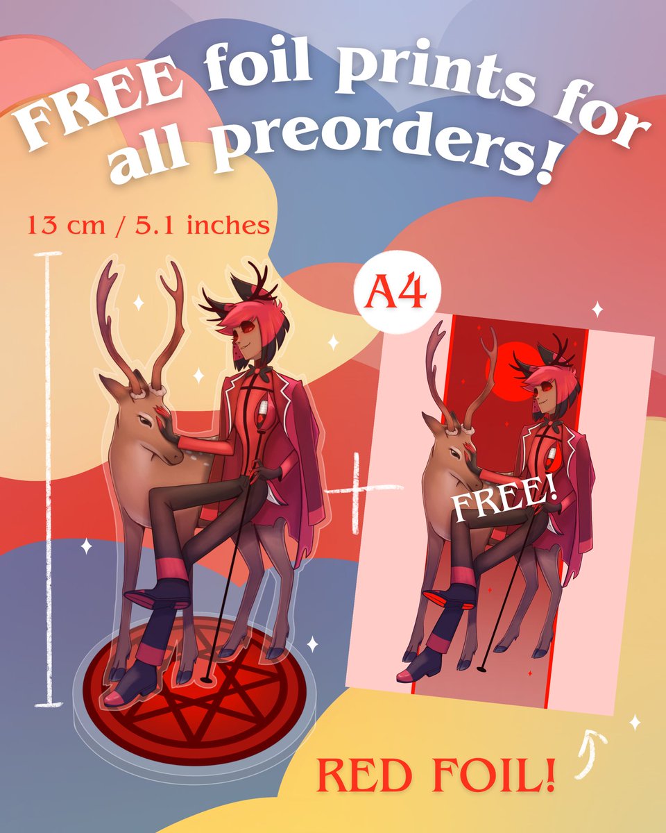 floaty_cat's tweet photo. Free stuff! I have foiled prints for every character. https://t.co/7nSp7DNiTG