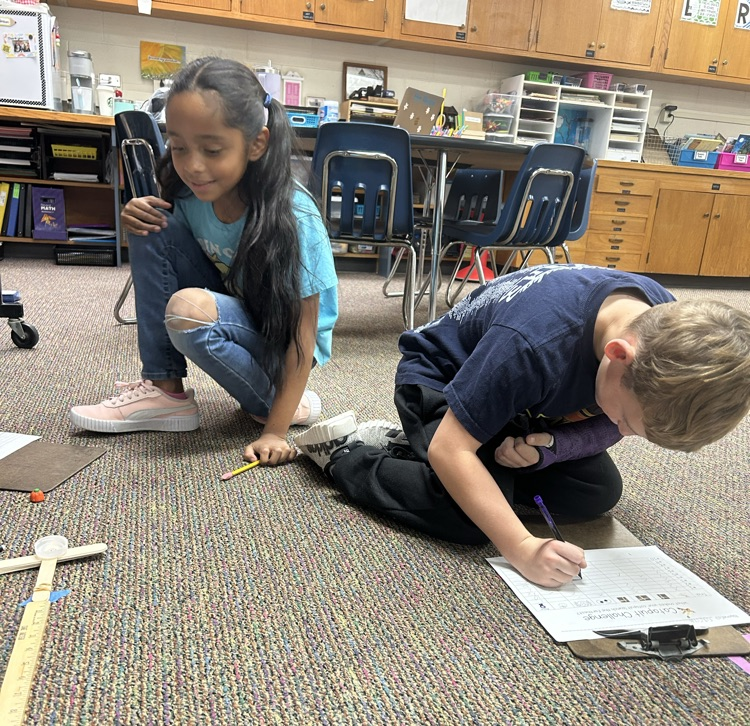 Third graders enjoyed some Halloween fun during science as they investigated ways to make their catapults launch pumpkins, spiders and eyeballs the farthest!