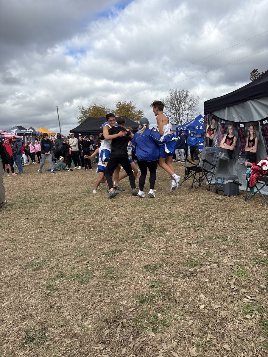 ⁦<a href="/RuralXC/">Washburn Rural XC</a>⁩ Boys Post Race!!!