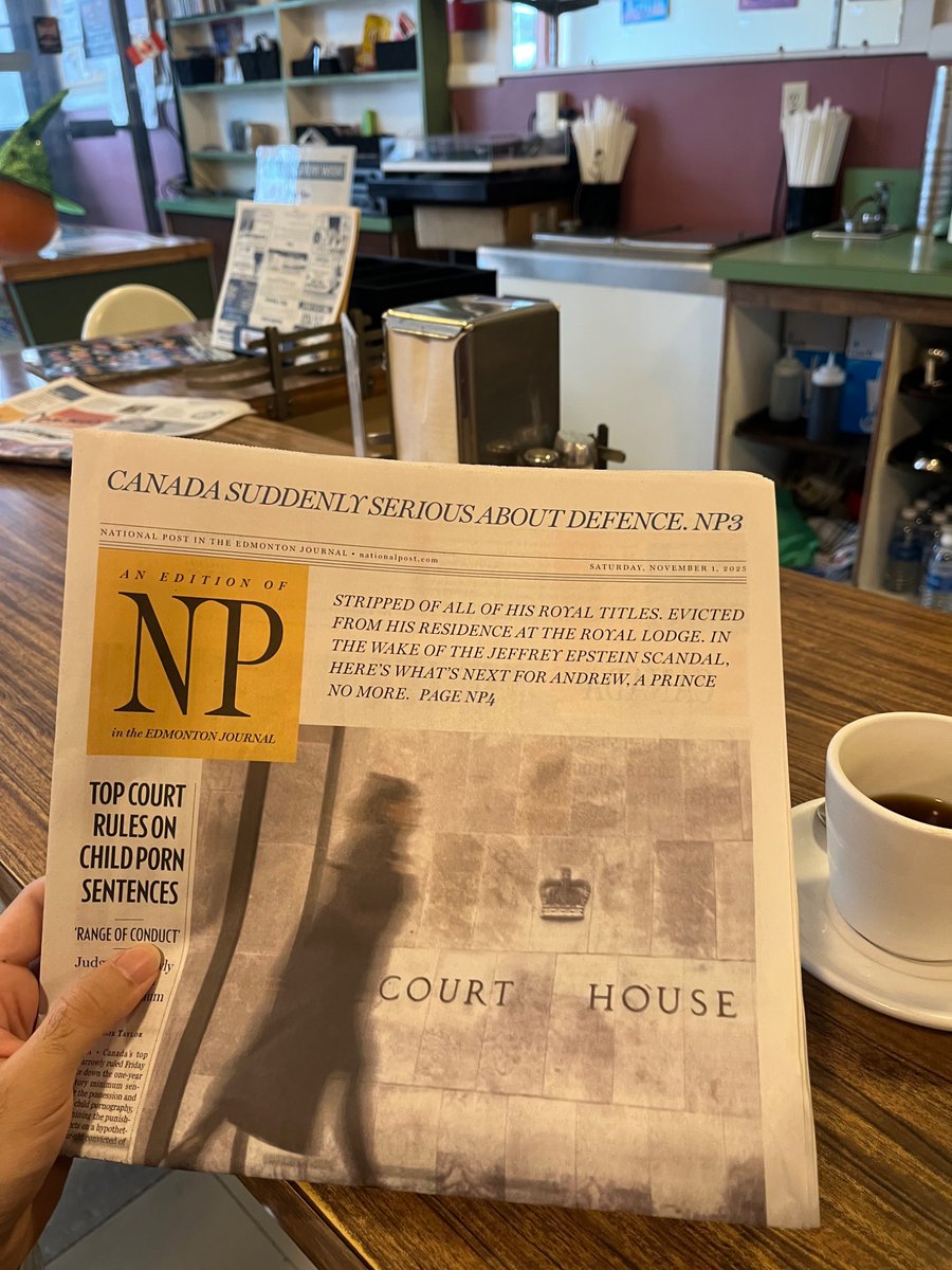 > walk into a 1940s diner
> order black coffee
> grab the newspaper
> canada suddenly serious about defence
> history is so back