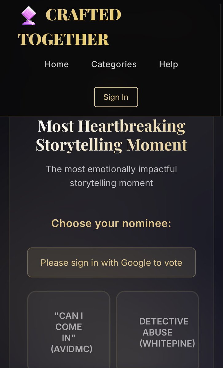 Avid_Yt's tweet image. Alright which one of you amazing people nominated #VampiresSMP (and one of my scenes) for the Crafted Together Awards?!?

The fact that I’m even considered alongside Whitepine, a series that directly inspired my VSMP editing style, is mind blowing.

Thank you 💜