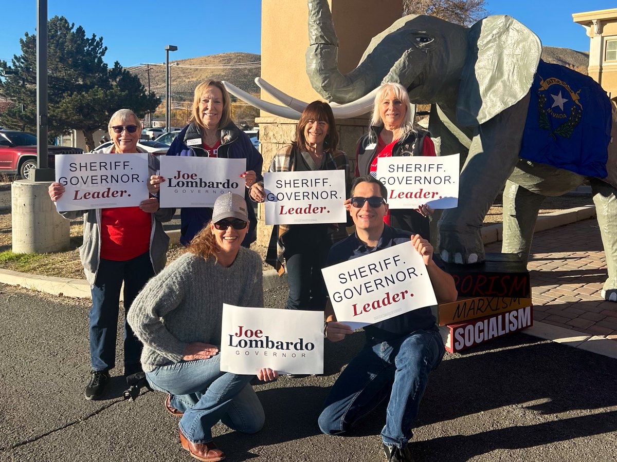 The best team in Nevada is on the ground for Nevada Day - working hard to re-elect Governor <a href="/JoeLombardoNV/">Joe Lombardo</a> and keep Nevada heading in the right direction!