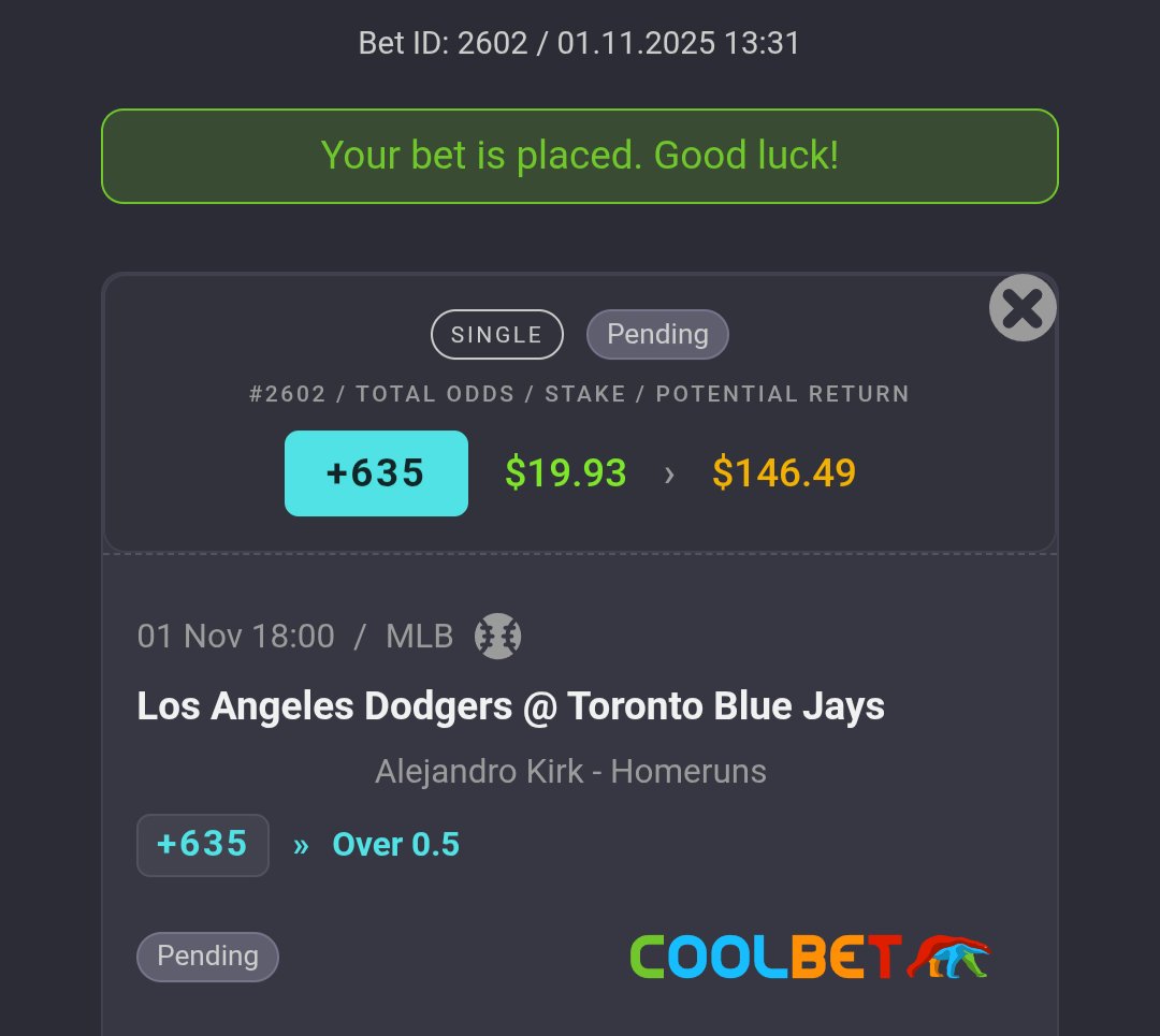 sobekirk's tweet photo. @CoolbetCanada Sobekirk https://t.co/zjVv54Eytc