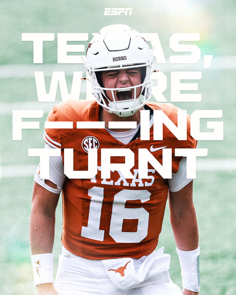 TEXAS TOO TURNT TODAY 🤘🔥

Arch Manning and the Longhorns knock off No. 9 Vanderbilt 💪