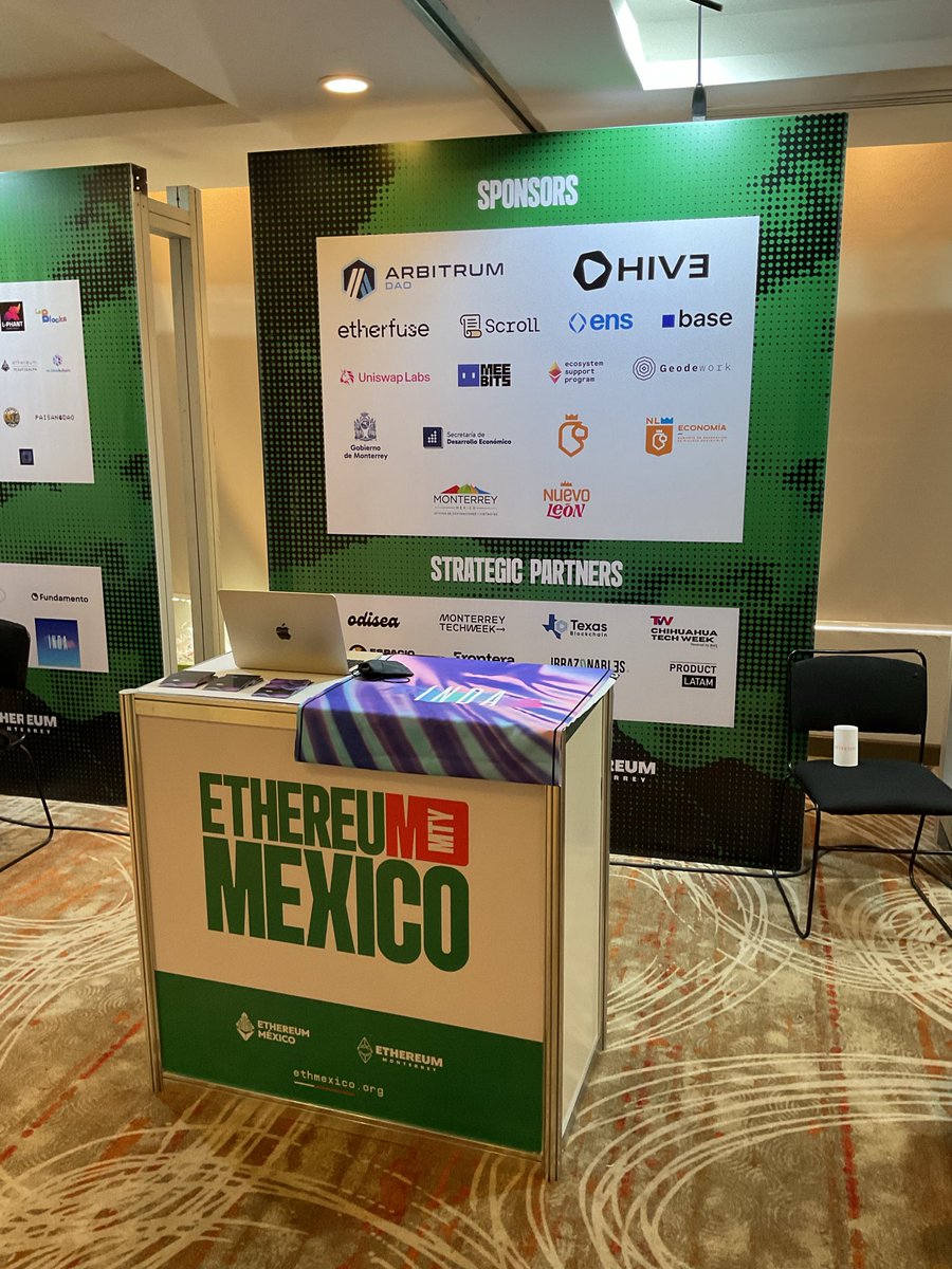 indasocial_mx's tweet image. Vengan a saludar, ya estamos aquí en #ETHMexico2025 🤠✨ @ethereum_mexico #ethmx2025