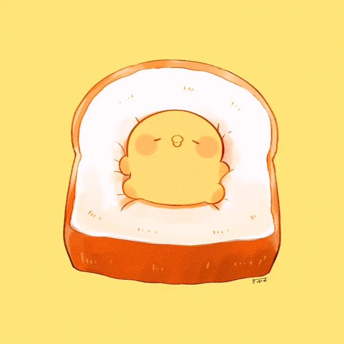もふもふぅ… #きみピヨ