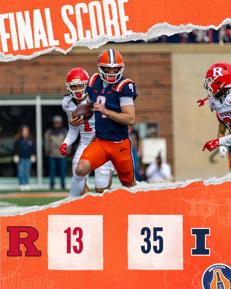 FOR THE THIRD TIME IN FIVE SEASONS, ILLINOIS IS BOWL ELIGIBLE!
