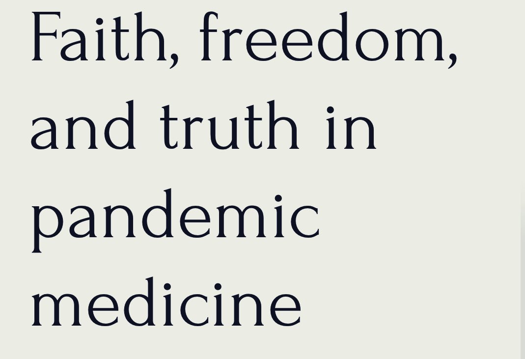Docjohnc's tweet image. The Faith to Live By podcast episode featuring Dr. Peter A. McCullough and host Pamela Christian centers on the intersection of medicine, global public health policy, and faith.
@P_McCulloughMD @McCulloughFund @NicHulscher @plchristian
Listen In:
americaoutloud.news/faith-freedom-…
