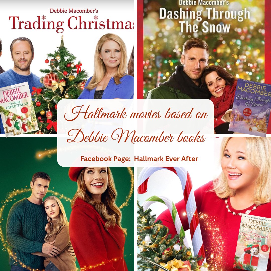 RomComReview1's tweet photo. 4 movies based on #DebbieMacomber's novels are playing Today (Nov 2) on #HallmarkMystery starting at 10am Eastern!  

GET THE BOOKS!
Trading Christmas:  https://t.co/9wHPyI8suv
Dashing Through the Snow:  https://t.co/WBQeJM01Iu
A Mrs. Miracle Christmas:  https://t.co/mQkVFZ6bXq https://t.co/lrA1Ytr7G2
