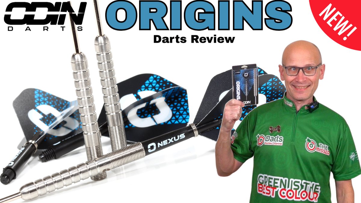 Check out my review of the Odin Darts ORIGINS a classic style dart that should work well for all, review here: youtu.be/orPhlj2hDf0

Happy Darting! :)

#darts #dartsreview