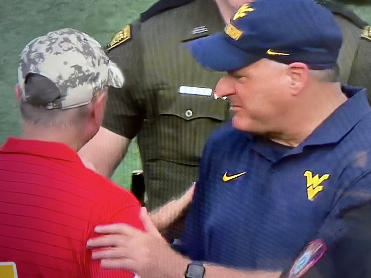 Big time win for #WVU over a ranked team. 

Made plays in all 3 phases: Ran it (246yds), threw it, got pressure on the QB, forced TOs (including on special teams), 50 yd FG…

Complete team win today.