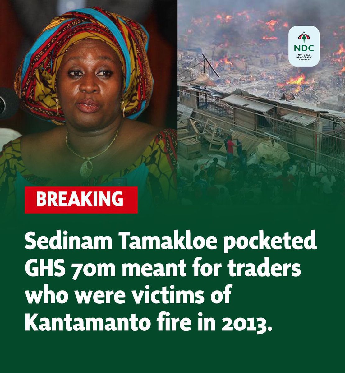 Gen_Buhari_'s tweet image. Yh, you are absolutely right, this thief stole Ghc70 million meant for poor traders but she’s walking free. It’s sad.