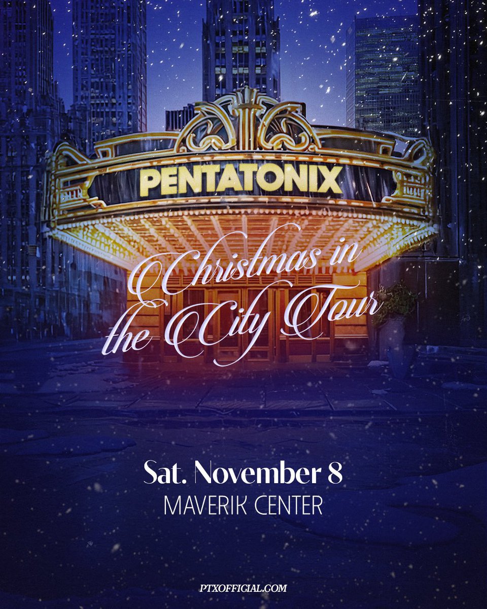 Maverik_Center's tweet photo. November 1st mood: trading pumpkins for peppermint 🎃➡️🎄
@PTXofficial is here in just one week! Start the Christmas vibes and get your tickets today!
🎟️: https://t.co/en4h1otbbV https://t.co/MGyM2RZj2P