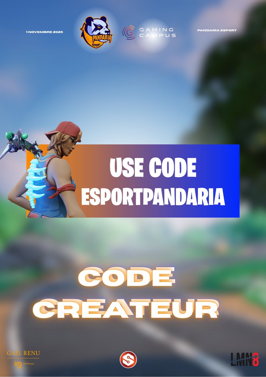 Pandaria a maintenant son code créateur sur Fortnite !!
Si vous voulez nous soutenir, mettez le tous dans la boutique, des giveways arriveront dans le futur !🥳
Une étape de plus dans l'histoire de Pandaria

#WeArePandaria #Fortnite #creators #esport #France