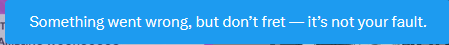 BatAtVideoGames's tweet photo. BRO IT WON'T LET ME CHANGE MY NAME/BIO BACK
FUCK https://t.co/vr2p5r3HHY