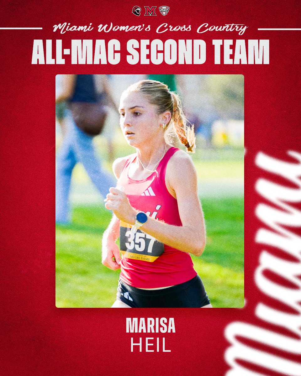 Congratulations to Marisa Heil for earning All-MAC Second Team honors! 
#RiseUpRedHawks