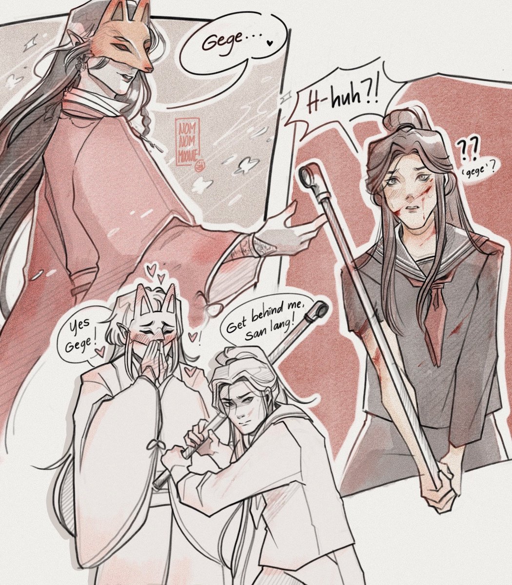 MoonieNomnom's tweet image. TGCF x Silent hill f #tgcf #silenthillf