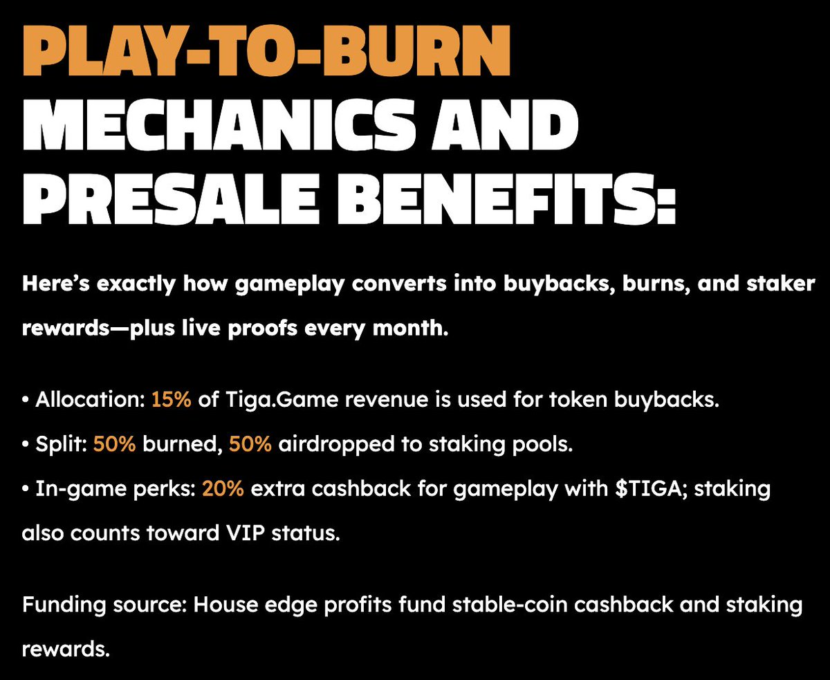 TIGA Coin is going to change the game!

Revenue backed memecoin &amp; casino?!

Few understand. Learn more rn at tigacoin.org!!!