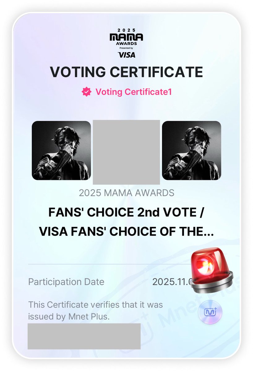 voteforjhsw's tweet image. 🏆MAMA Awards 2025
FAN CHOICE OF THE YEAR

Current rank: #5🚨

No position is safe⚠️
Vote for #jhope in both categories using all your devices.

Encourage people you know to get the MNET app and vote for Hobi too. It’s a very easy, 1-monute vote🙏

NO MORE NEXT TIME FOR J-HOPE