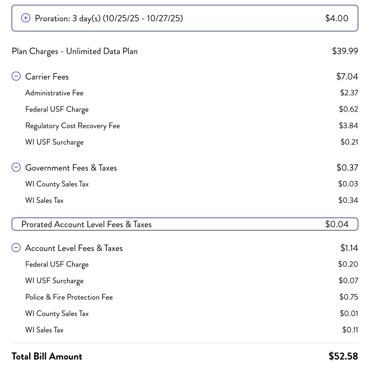 UScellular's extra fees are crazy 😳