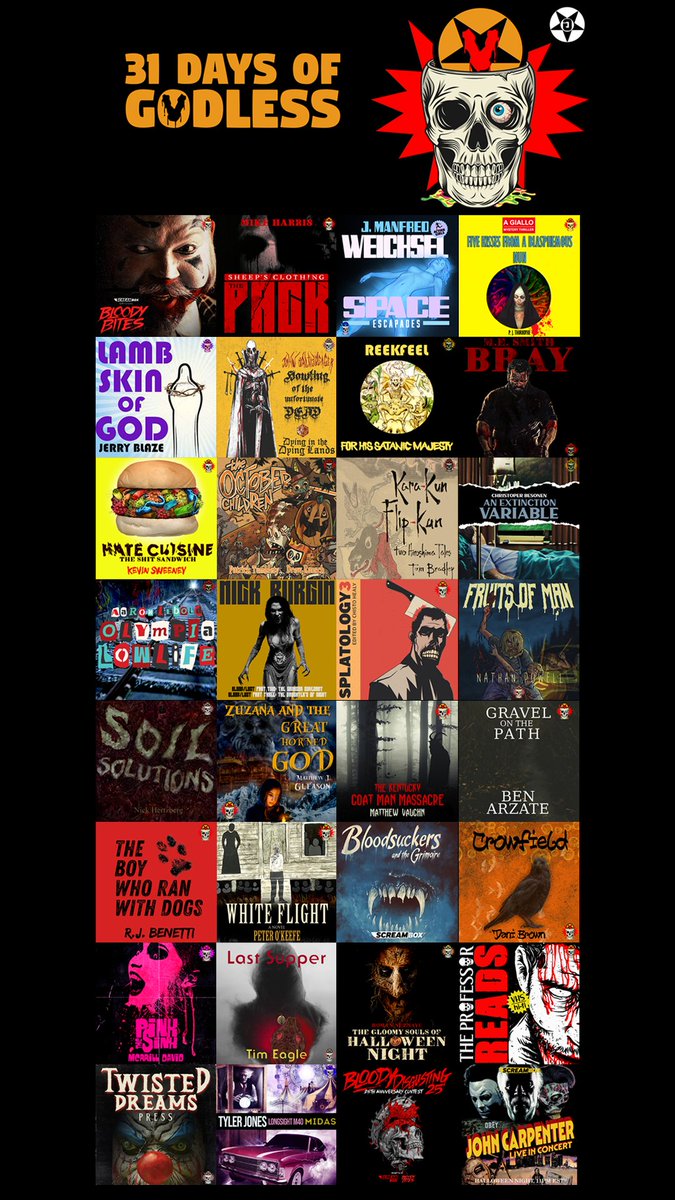 𝗚𝗘𝗧 𝗔𝗟𝗟 𝟯𝟭 𝗗𝗔𝗬𝗦 𝗢𝗙 𝗚𝗢𝗗𝗟𝗘𝗦𝗦!
godless.com/collections/31… 

𝗦𝗛𝗢𝗣 𝗧𝗛𝗘 𝗗𝗥𝗢𝗣!
godless.com/collections/th… 

𝗚𝗘𝗧 𝗦𝗖𝗥𝗘𝗔𝗠𝗕𝗢𝗫 𝗙𝗢𝗥 𝟯𝟭¢ 𝗙𝗢𝗥 𝗔 𝗠𝗢𝗡𝗧𝗛!
screambox.com/offers/godless

𝗚𝗘𝗧 𝗧𝗛𝗘 𝗧𝗢𝗫𝗜𝗖 𝗔𝗩𝗘𝗡𝗚𝗘𝗥!
toxicavenger.com