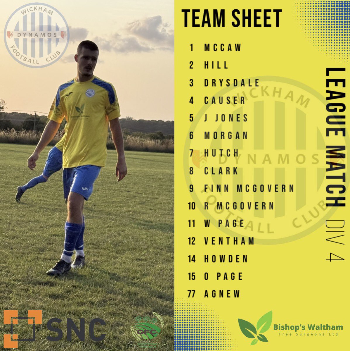 Big game this weekend vs High Flyers Pelham Dynamos 

Big one to not be missed!!

#UTW