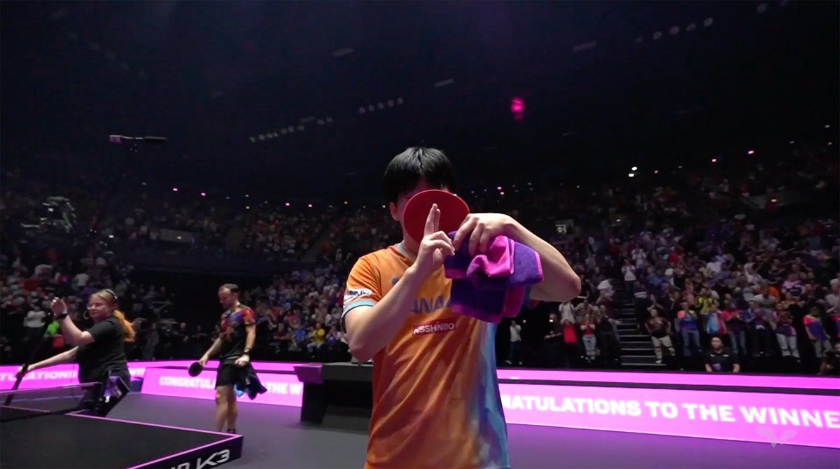 WTTチャンピオンズ モンペリエ🇫🇷 松島輝空が会場の雰囲気ごと