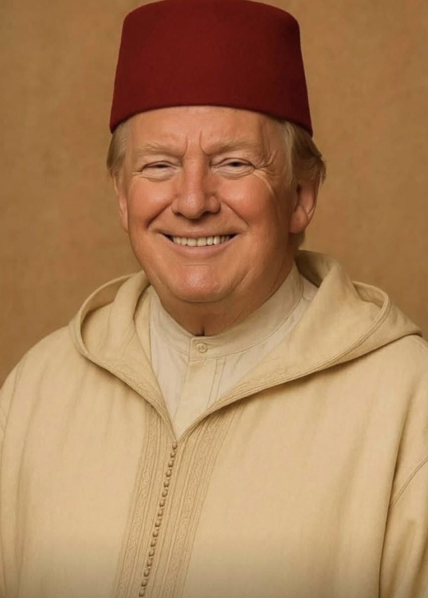 ELMehdiMarhoum's tweet image. Yesterday’s address from his Majesty King Mohammed VI thanked President @realDonaldTrump for his leadership and friendship to the Moroccan Royal Family as well as the Moroccan people. The Moroccan people are so in love with President @POTUS that they are sharing a Protrait of him…