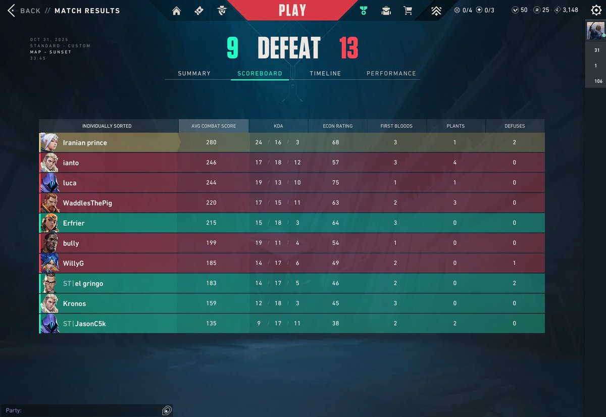 DoustVal's tweet image. It was nice playing at epic again, met so many nice people. GGs to @TSEOfficials @BarcKVal and Marine Region