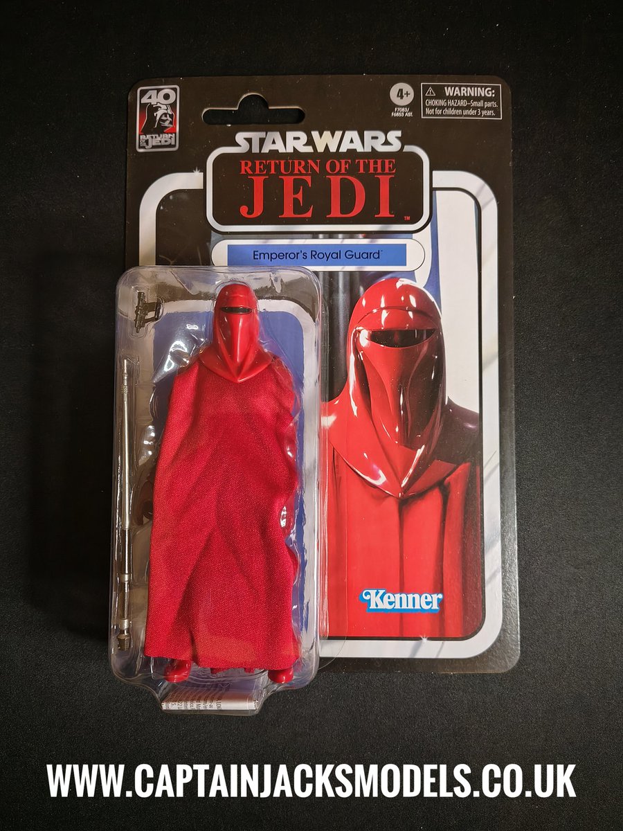 CaptainJModels's tweet image. Star Wars - The Black Series - Emperors Royal Guard - F7083 F6853 - Collectable 6 Inch Figure Set.
captainjacksmodels.co.uk

#blackseries #blackseries6inch #captainjacksmodels #royalguard #starwarsdaily #starwarsfigures #christmasgiftsideas #jointhedarkside #sixinchfigures