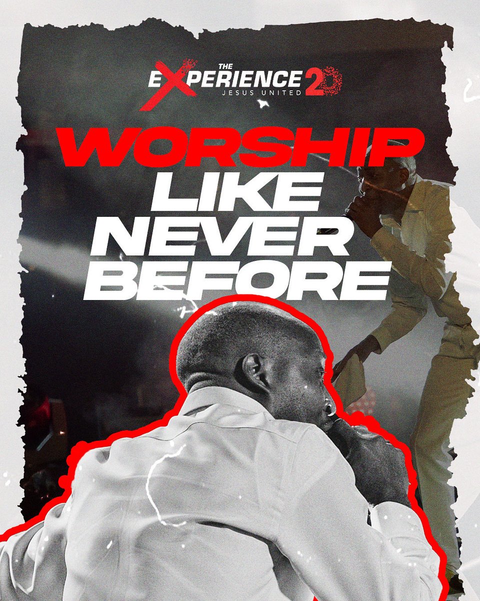 TheExperienceLG's tweet photo. When hearts rise and voices unite, worship becomes something more — something heavenly.

This is not just music.
It’s worship like never before.

The Experience 20
5 December 2025 | 7pm till dawn | TBS, Lagos
#TheExperience20 #JesusUnited #TE20 https://t.co/EQlcBlgdDl