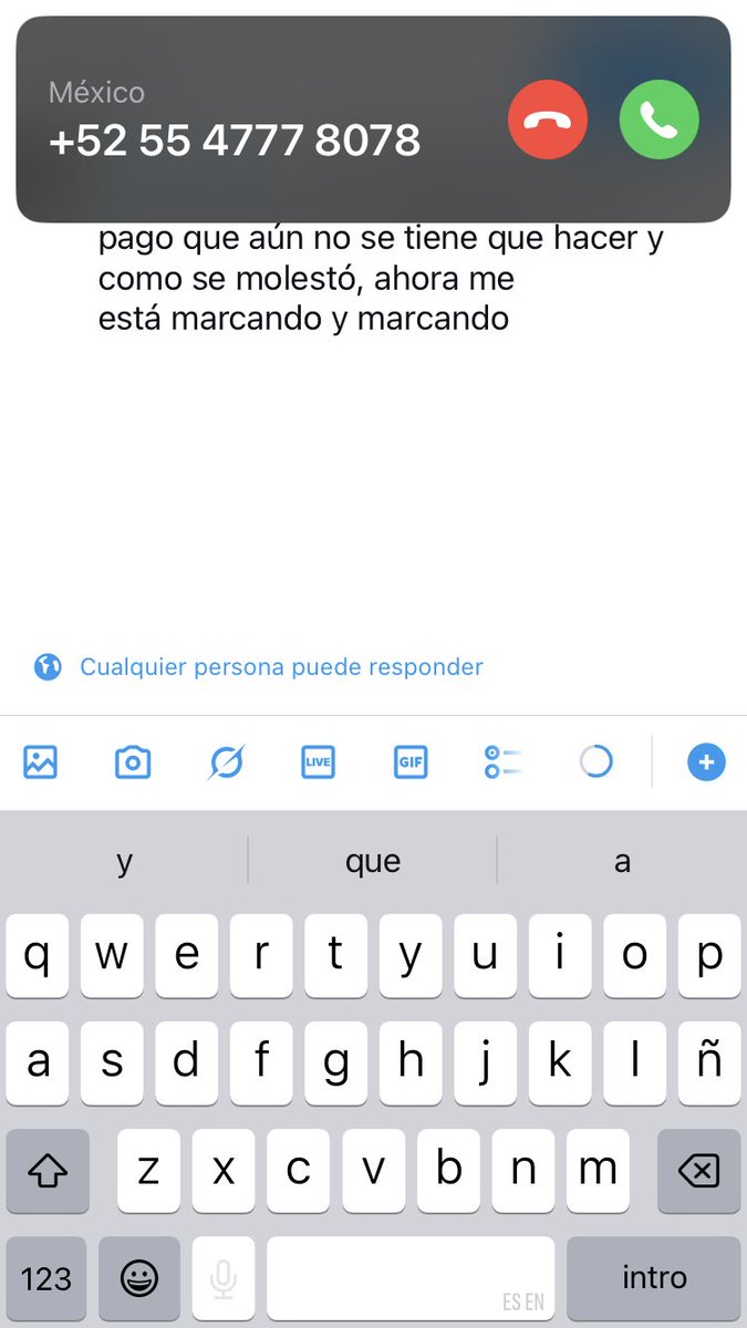 SiSiLkAt's tweet photo. @BBVA_Mex me acaba de hablar una de tus asesoras para hostigarme por un pago que aún no se tiene que hacer y como se molestó, ahora me está marcando y marcando y me cuelga, por favor contáctenme para poder poner una queja de esta señora.. dejo capturas de pantalla de las llamadas https://t.co/9KFDicXmf1