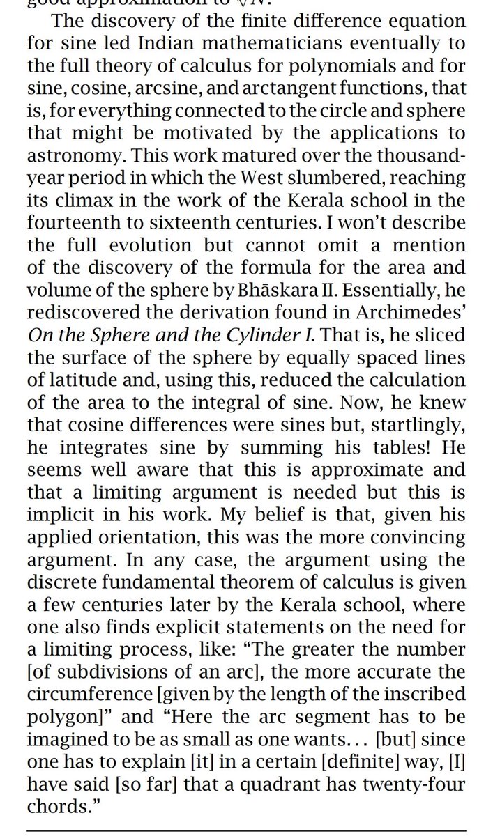 From article written by Fields Medallist David Mumford.

What india invented was indeed calculus, it was not yet fully generalised and refined into a modern problem solving tool it is today

Denying that is akin to saying that Newton did not understood calculus or he did not work