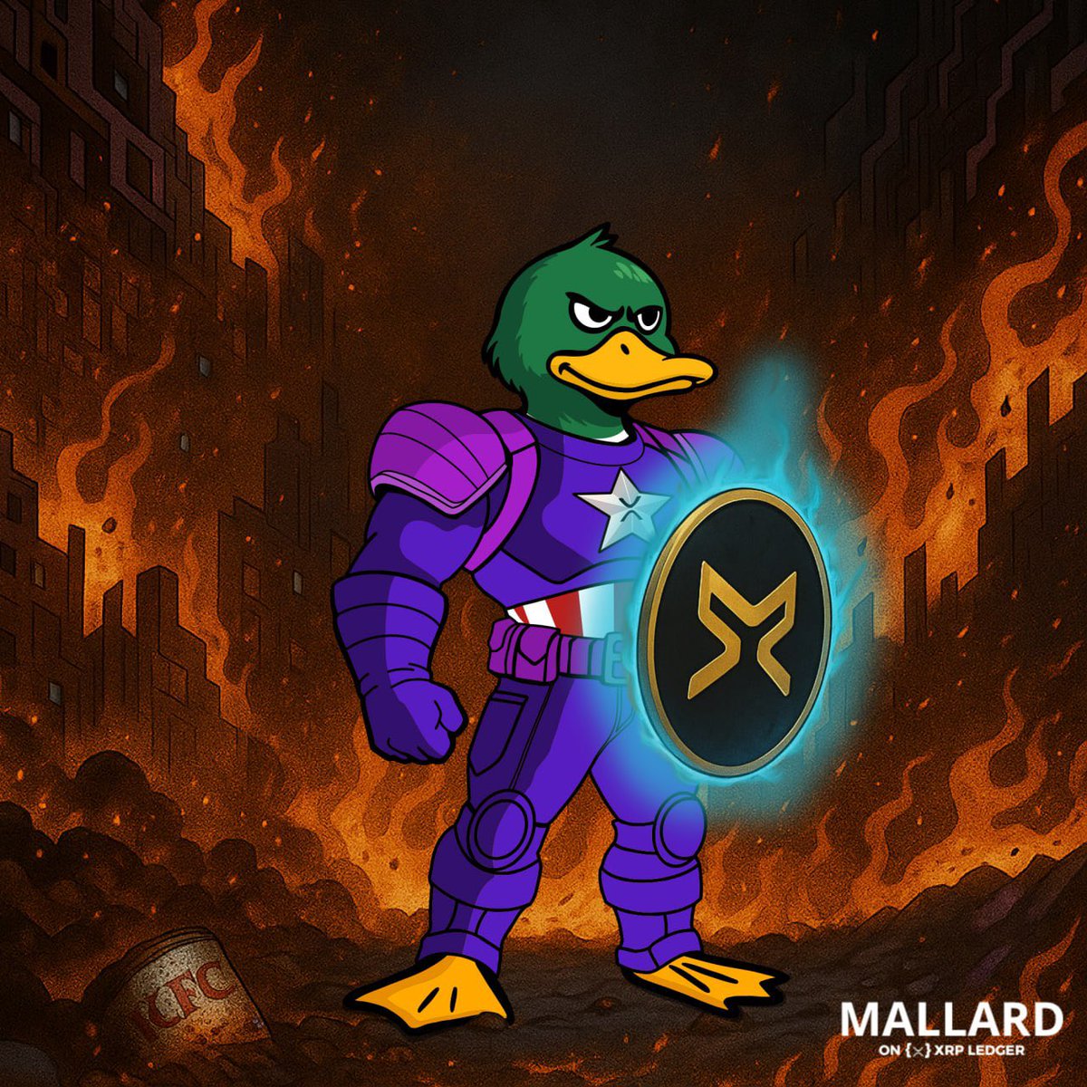⚔️ EPISODE 7 : “The Shield of the Ledger”

The Citadel stands under attack. 💥
With Army’s shield raised high, Mallard learns that real strength isn’t defense, it’s unity.
When the smoke clears, a burned bucket came out from the ground, still faintly warm.