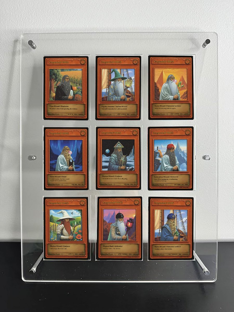 wifizards's tweet image. Wizards understand needs. We casted the first ordinals-based physical collectible cards ever. 1/1 unique cards that brings all the vibe of the wizard memes and the uniqueness of the ordinals. For the first time, memes are collectible. For the first time, ordinals become physical.…