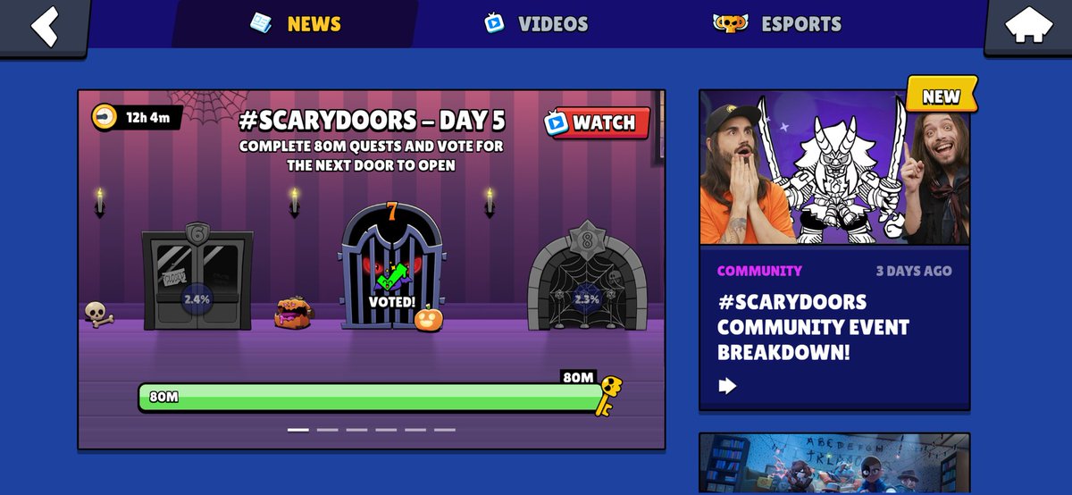 DillyBS's tweet photo. Hoping for door 7 again 🤞 #ScaryDoors #BrawlStars https://t.co/ttqxNFzr9I