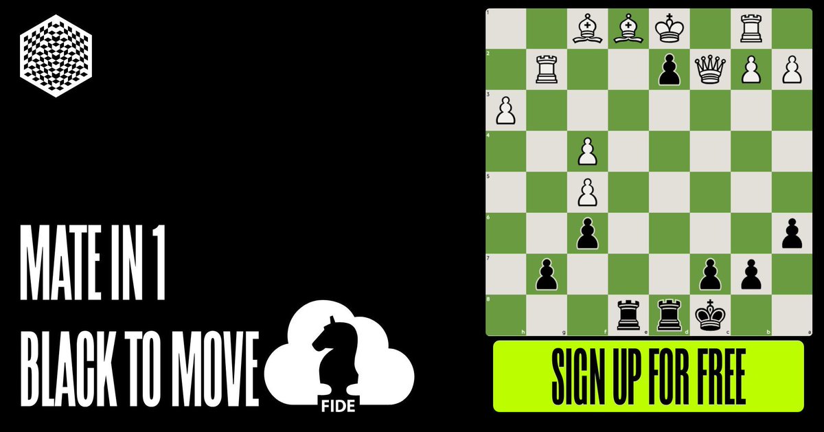 theworldchess's tweet image. Scientists say solving chess puzzles can help keep your brain sharp — maybe even help you live longer. 
Black to move. Mate in 1. 

Solve it, comment your move below 
Play more Puzzles on World Chess Arena.

#ChessPuzzle #ChessChallenge