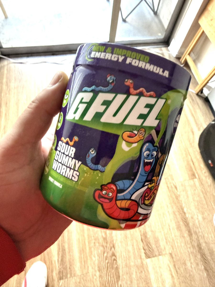 Shoutout to <a href="/GFuelEnergy/">G FUEL®</a> for sending me this sour gummy worms 🪱 

Can’t wait! 🤤 

Use: Code Deadpool175 

#gfuel