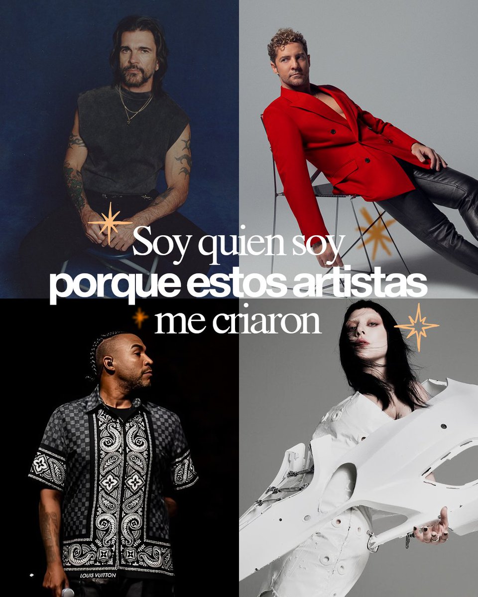 UMUSICA's tweet image. Crecí entre acordes, coreografías y coros imposibles de olvidar. 🕺💥

#Juanes #DavidBisbal #DonOmar #LadyGaga