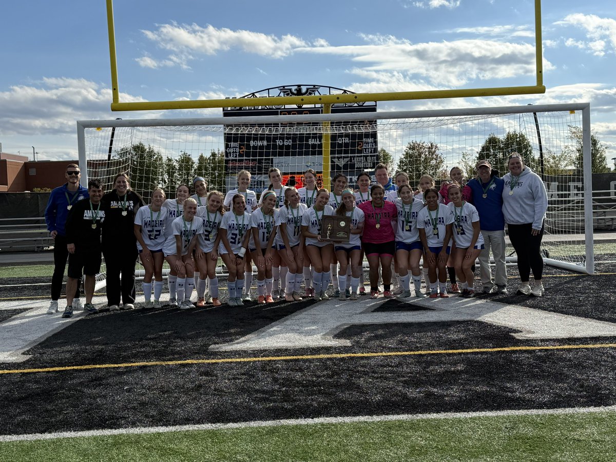 Zons win! Zons win! Zons win! to move on to the Final Four in the State Soccer Tourney.  Go Madeira!