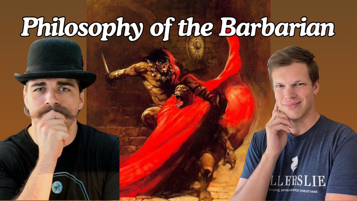 I recently had the privilege of talking CONAN the Barbarian with <a href="/trendsettercase/">Parker Settecase</a> 

Check it out

A Conan Conversation with Parker Settecase - Masculinity, Theology and Philosophy!
youtu.be/5DAcBdUtKt4