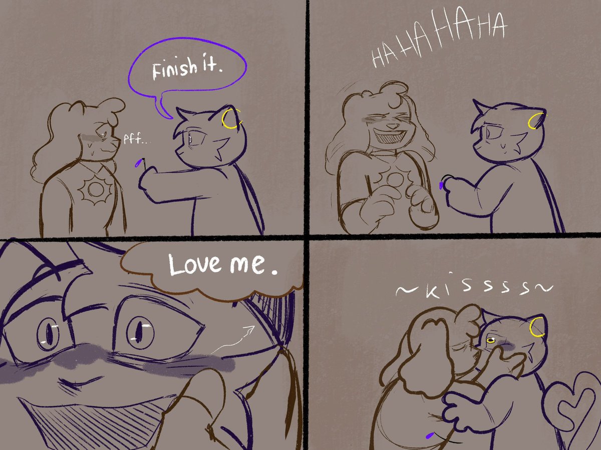 “Love me,Love me not” comic
#mourningandmending