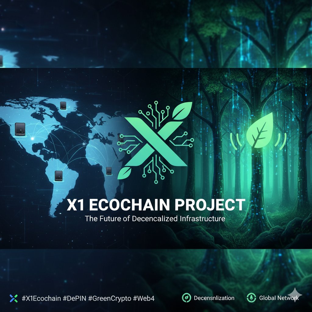 cozy_eletricals's tweet image. The revolution is green.
@X1_EcoChain is redefining sustainability through blockchain  connecting innovation, impact and a cleaner future.Every block built on X1 powers real-world eco solutions. It’s not just tech it’s transformation. #X1Ecochain #GreenBlockchain #EcoRevolution