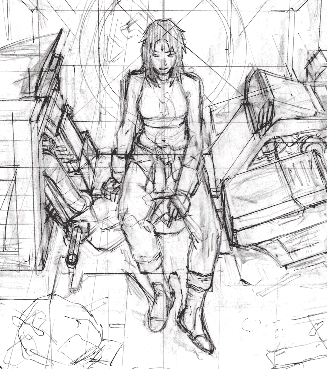 some pencils i'm too scared to ink rn 