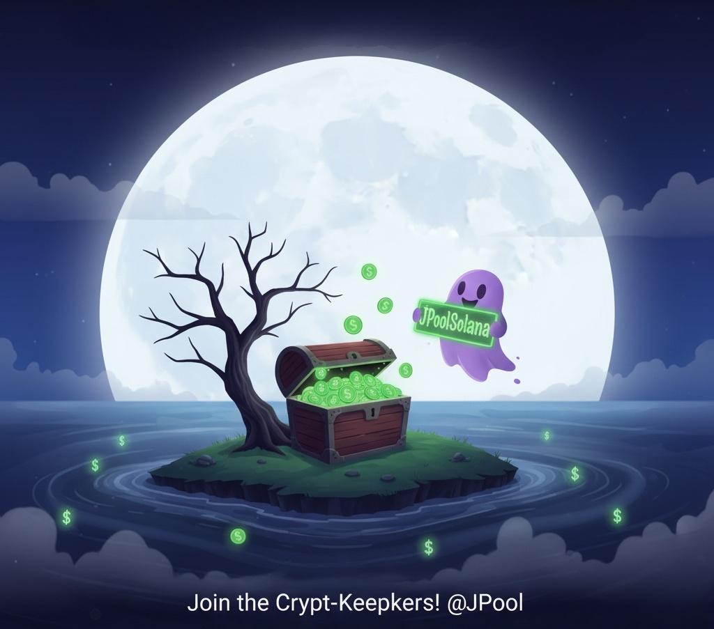 connectwithmate's tweet image. The moon is setting, and the time for haunting your wallet is over. 

This is your chance to resurrect your capital with Ghost-Money and Specter Staking.

​Find the secret ritual site by following the true Crypt-Keepers of Solana: @JPoolSolana.
​#JPool #Solana #Halloween