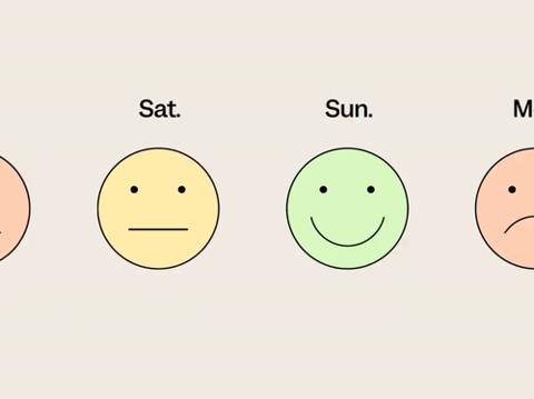 wealthsmart's tweet photo. The author tracked her daily moods in journals for nearly 5 years. It made her realize she was thinking about happiness wrong — sometimes a bit of tension is good. Arthur C. Brooks, a happiness expert at Harvard, said journaling is  https://t.co/ls9ROvkxoJ https://t.co/dlZIc2uLV8