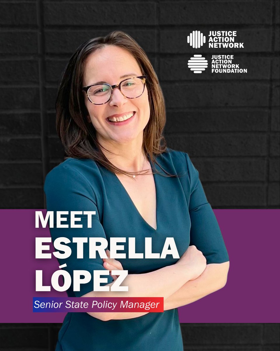 JANFoundation_'s tweet photo. Estrella López has joined JAN + JANF as our new Senior State Policy Manager! A former prosecutor turned advocate, she brings deep legal insight and a passion for fairness to our state-level reform work. Welcome, Estrella! 💙⚖️ https://t.co/c6O2CHOuhu