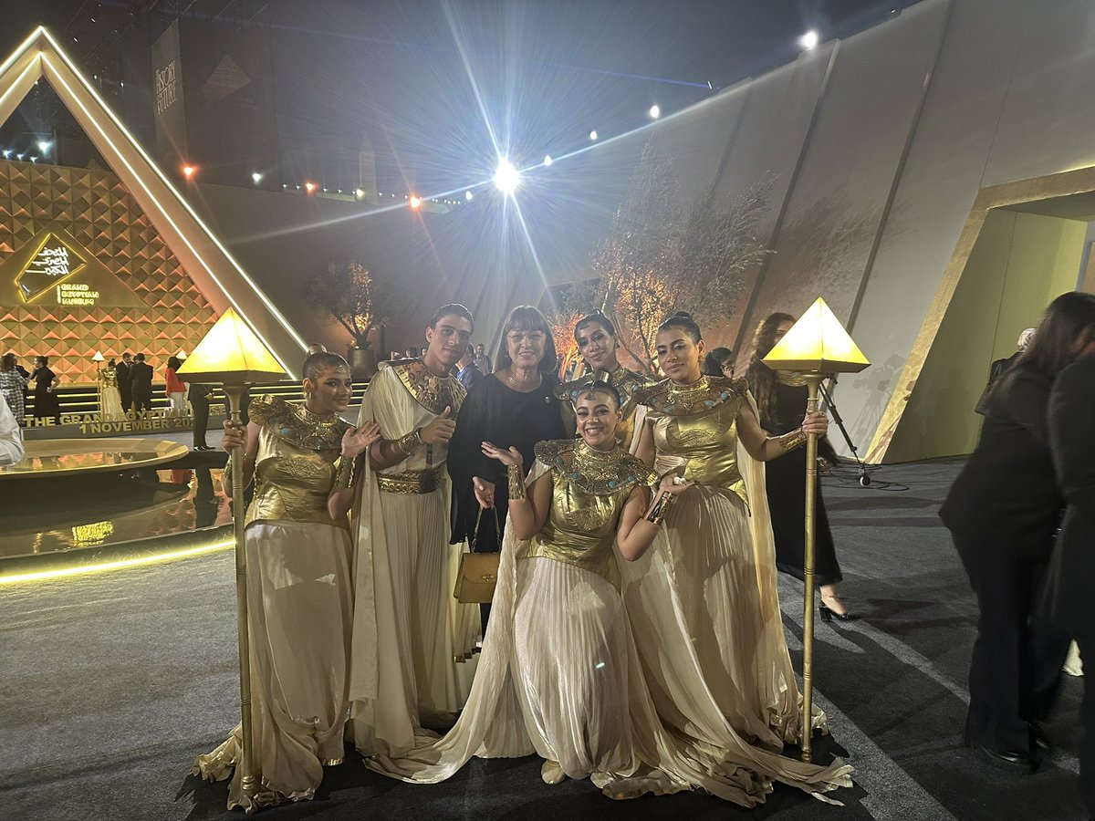 Honored to witness the opening of #GEM — a historic achievement for Egypt and a testament to the power of partnership in preserving our global cultural heritage.
The stunning performance of young #Egyptian artists illuminated the #GEM opening. Kudos! 
<a href="/UNEgypt/">United Nations Egypt</a>